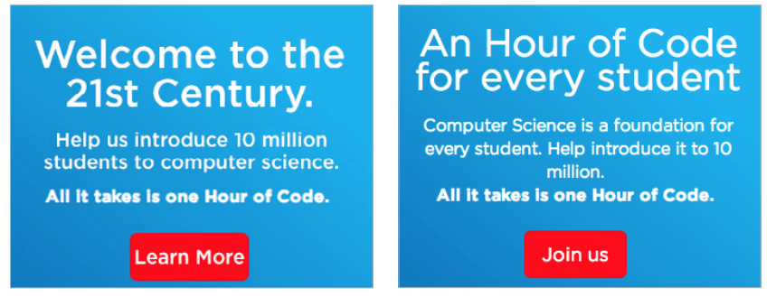 ab test call to action copy
