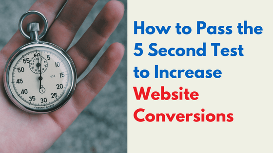 5-second usability test